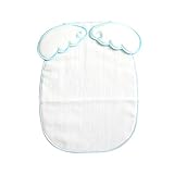 (ボリボンウーフ)boribon oeuf ベビー 汗取りパッド/天使の羽 (汗取りガーゼ/汗取りパット/エル)/ブルー