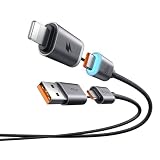 Mcdodo 4in1 急速充電ケーブル USB-A/USB-C to USB-C&Light-ningケーブル 60W PD急速充電 磁気コネクタ収納易い タイプCコード Type-Cケーブル ライトニングコード 高速データ転送 1本4役 マルチコード MacBook iPad iPhone Xperia Galaxy Pixel Androidなど対応 1.2m 型番CA-6560