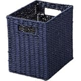 ちどり産業 ペーパー バスケット カラーボックス対応 ハーフタイプ ネイビー CH-405NV 代引不可