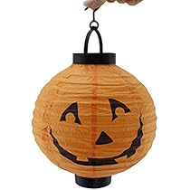 Amazon.co.jp: ちょい怖 ホラー LED 提灯 ( パンプキン
