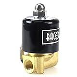 BACOENG 110VAC 1/4" DN8 NPT 真鍮の電磁弁 直動 水、空気、油