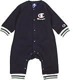 (チャンピオン)Champion ベビー ラインリブ 長袖ロンパース CB2001 (80cm, 20：ネイビー)