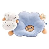 エルフ ベビー(Fairy Baby)新生児ドーナツ枕 赤ちゃん用まくら 出産祝い 可愛い羊模様 ブルー