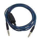 Twaxl Logicool Astro A10 A40 A30用ポータブルヘッドフォンケーブルオーディオコードライン
