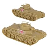 BMC CTS WW2 Japan Chi-Ha Tanks - タン 2ピース 1:38 プラスチック 陸軍 メンズ 日本車
