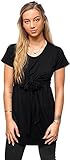 sofsy Soft-Touch Rayon Blend Tie Front Nursing & Maternity Top for Pre & Post Pregnancy Easy Access 