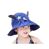ZSY For U ベビー 赤ちゃん お出かけ用品帽子 キャップハット 子ども　日差し UV コットン 男の子　女の子 お出かけ 紫外線対策　やわらかい帽子　2-9歳推薦wmtmz10-ブルー