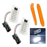 OTORAM互換/交換可能なトヨタ アルファード 30/20系 ヴェルファイア ノア ヴォクシー ハリアー 60系 RAV4 エスティマ 50系 他多数対応 LEDラゲッジランプ ルームランプ 純正交換 ホワイト光｜ (Aタイプ 2個) [並行輸入品]