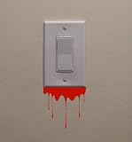 YINGKAI Blood Dripping / Oozingダウンライトスイッチデカールビニール壁デカールステッカーアートリビングルームCarving壁デカールステッカー子供部屋ホームウィンドウ装飾