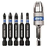 IRWIN VISE-GRIP 1874222 Impact Quick-Change Set, 6Pc