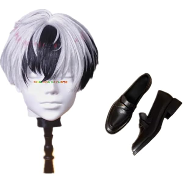 Amazon.co.jp: 刀剣乱舞 松井江 ☆コスプレ衣装 全セット 靴 ウィッグ