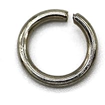 わずか❗️シルバー925丸カン直径8mm 線径1.2mm （開閉有り） Amazon | (SAJ)丸カン(直径 8mm線形1.0mm)(シルバー)(100個