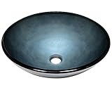MR Direct 633 Hand Painted Glass Vessel Sink [並行輸入品]