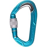 EDELRID (エーデルリッド) ブレットプルーフ　スクリューゲート ブルー　　　　　　　　　 [並行輸入品]