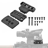 [ ミリタリーガレージ ] UNITY FAST COG マウント 専用 オフセット ドットサイトマウント レプリカ マウントベース 2種付 (RMR/SRO 系 、 T1 / T2 系)