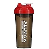 ALLMAX, リークプルーフ（漏れ防止）シェイカー、渦巻き状ミキサー付きBPA不使用ボトル、700ml（25オンス）