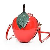 人気　かわいい　リンゴ　ショルダーバッグ　レディース　ポシェット レディース おもしろい 斜めがけ ポシェット 女の子　お財布 ショルダーバッグ レディース 斜めがけ　女性用　財布、鍵、携帯電話 、眼