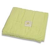 Fabric Plus 夢みるどうぶつえんガーゼケット めろんいろコトリ 85×105cm 綿100% 日本製