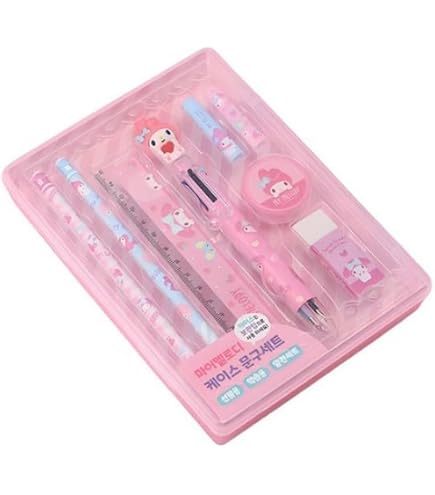 Amazon.co.jp: サンリオ マイメロディ 文具セット 鉛筆 定規 消しゴム