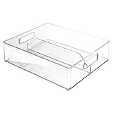 High Quality Refrigerator and Freezer Divided Storage Organizer Bins for Kitchen, 12 x 4 x 14.5, Cle
