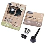 SEALPOD 繰り返し使用可能 Nespresso ネスプレッソ互換 カプセル フィルム キット コーヒーフィルター (スターターキット)