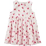 OSHKOSH(オシュコシュ) 2ピースティアードラッフルイチゴプリントドレス プリント ワンピース 24ヶ月【並行輸入】