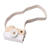 Anself キッズ 子供 かわいい ウッドカメラ玩具 クリスマス 誕生日 部屋の装飾 ナチュラルセーフティ 木製 カメラギフト