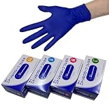 [§ｉ] 【300枚入】IG ニトリルグローブ プレミオ パウダーフリー ディープブルー（300枚入り） (S)【食品衛生法適合】