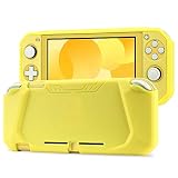 Tasikar Switch Lite ケース コンパチブル Nintendo Switch Lite 薄型 柔らかい手触り TPU 耐衝撃 保護カバー 任天堂 Switch Lite 2019用 (イェロー)