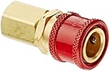 Eaton Hansen RD704SL Brass 700 Series Oxyacetylene Service, Coupler Socket, 1/4 Body size x 3/8 NPT 
