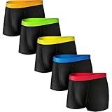 [fun.] ボクサーパンツ メンズ 5枚セット エアクティブシリーズ 抗菌 防臭 清潔 ストレッチ レインボーカラー 3L
