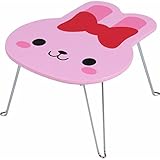 アニマルミニテーブル(サイドテーブル) 【うさぎ柄】 幅30cm×奥行34cm×高さ19.5cm