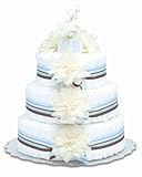 Bloomers Baby Diaper Cake Modern Cream Dahlias 3-Tier by Bloomers [並行輸入品]
