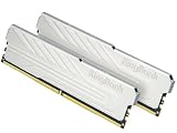 KingBank(キングバンク) コンピューターデスクトップメモリ RAM DDR5 16GB(2x8GB) 6000MT/s CL36 1.35V オーバークロック XMP 3.0 & AMD Expoヒートシンク付き PCゲーム/オフィス/PS用 シルバー
