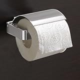 Gedy Gedy 5425-13 Lounge Paper Holder with Cover, 0.72" L x 5.16" W, Chrome [並行輸入品]