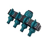 四方コネクター 散水コネクタ 水分岐 ガーデンホースコネクタ 散水用具 4分岐 水漏らせない 散水パーツ 蛇口 分岐 園芸/ガーデン / 家庭菜園/家庭農園 / 庭など散水用