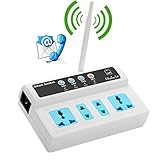 Beho-GSMソケットスイッチリレーリモートコントローラ3ウェイ温度センサ付き電源ソケットコントローラ