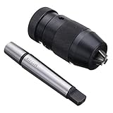 ランフィー　1/32-1/2 インチ 6JT キーレス ドリル チャックと JT6 2MT タング付き唐アダプター MT2