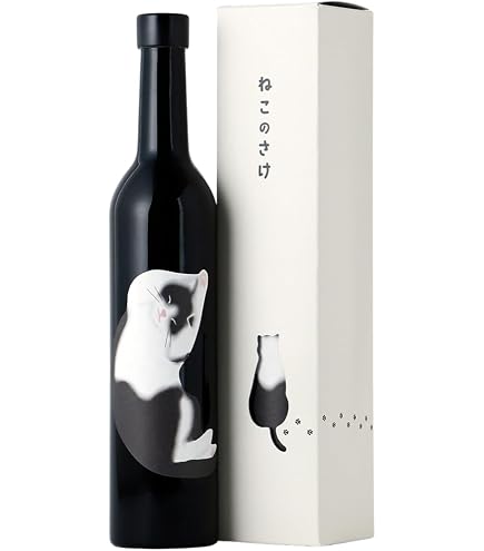 Amazon.co.jp: 山形県 千代寿 月夜の眠り 黒猫ボトル 純米吟醸酒 720ml