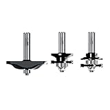 Timberline TRS-260 Ogee Raised Panel Door Making Router Bit Set, 3-Piece [並行輸入品]