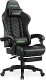 ゲーミングチェアー デスクチェア gaming chair テレワーク椅子 無段階リクライニング 調節可能ランバーサポート【蒸れにくいパンチ