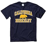 Cal Golden Bears大人用アーチとロゴTシャツ – ネイビー XX-Large
