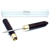 Terya Portable Wood Ice Pick with Cover Kitchen Tool Ice Tool (Ebonywood A) [並行輸入品]