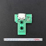 ｃｌｔｇｘｄｄ PS4コントローラー修理部品 ケーブル修理 電源ボタンフレックスケーブル交換 充電ボード用ケーブル 12ピン 0.5 100A JDS-030ボード 付き