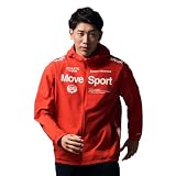 [ムーブスポーツ] ジャージ デサント AIRY TRANSFER ライトウォーム フルジップフーディー 軽量 4WAYストレッチ 保温 はっ水 トレーニング ランニング RD00(ST4FJK21M) M