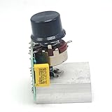 220V 3800W SCR電圧レギュレータモジュールACモータ速度コントローラ