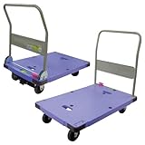 【ナンシン】 樹脂微音運搬車 DSK-302B2 (固定式・スペシャルブレーキ付き) 【サイレントマスターシリーズ】