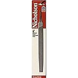 Nicholson Flat Hand File (Carded), American Pattern, Double Cut, Rectangular, Coarse, 8" Length [並行輸