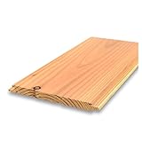 【ウレタン塗装】国産杉 無垢羽目板 パネリング 本実目透かし角面 10x105x3930mm 8枚入 壁材 天井 腰壁