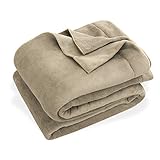 リヴェール ブランケット タオルケット シングル 140×200cm 吸水 速乾 マイクロファイバー オールシーズン 毛布 肌掛け (グレージュ)
